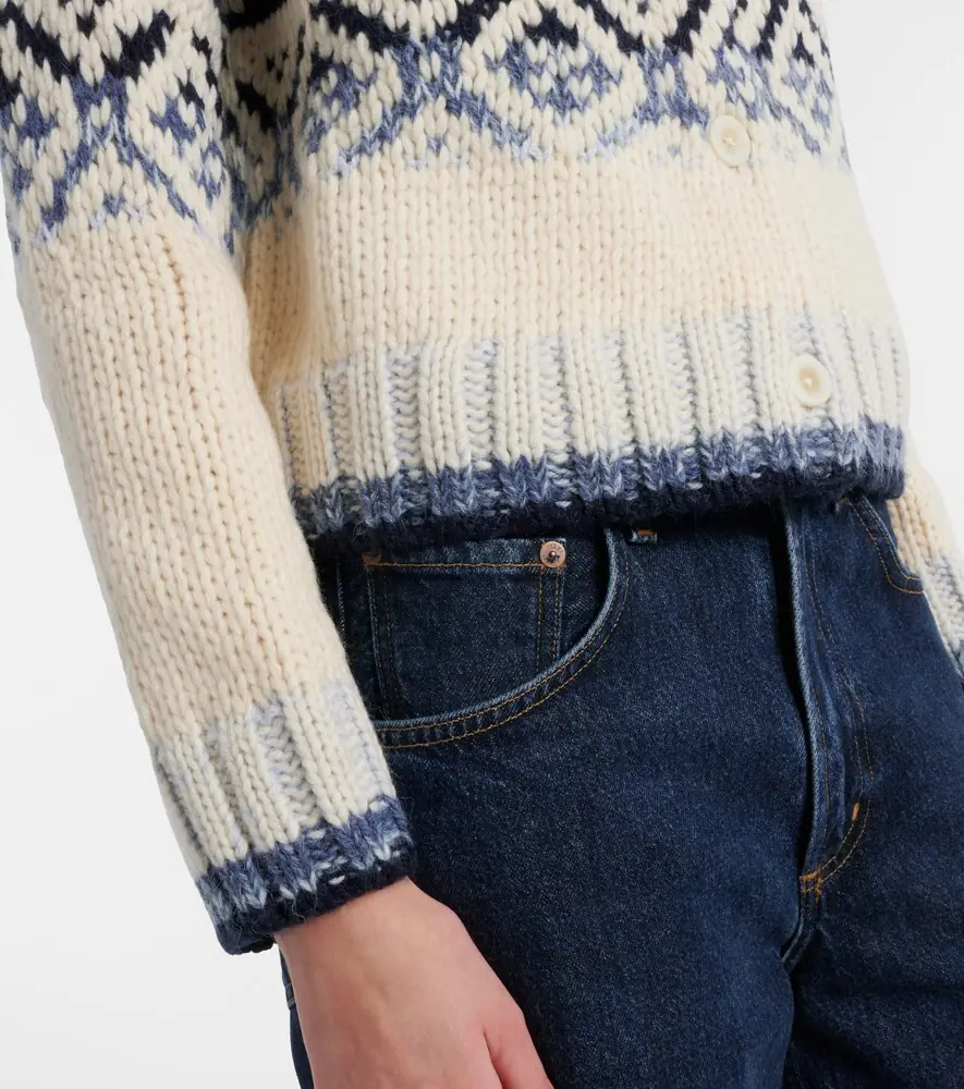 Velvet Tovah Fair Isle wool-blend cardigan | Thumbnail 4 Velvet Tovah Fair Isle wool-blend cardigan | Thumbnail 4