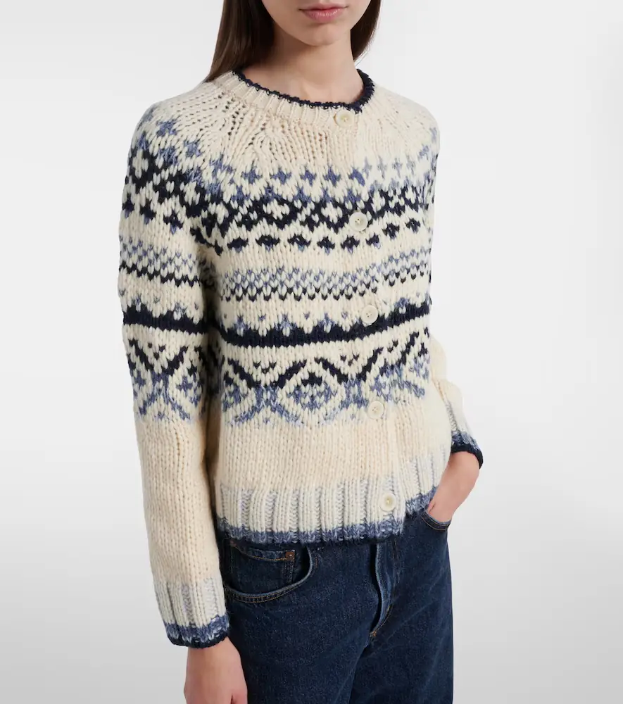Velvet Tovah Fair Isle wool-blend cardigan | Thumbnail 6 Velvet Tovah Fair Isle wool-blend cardigan | Thumbnail 6