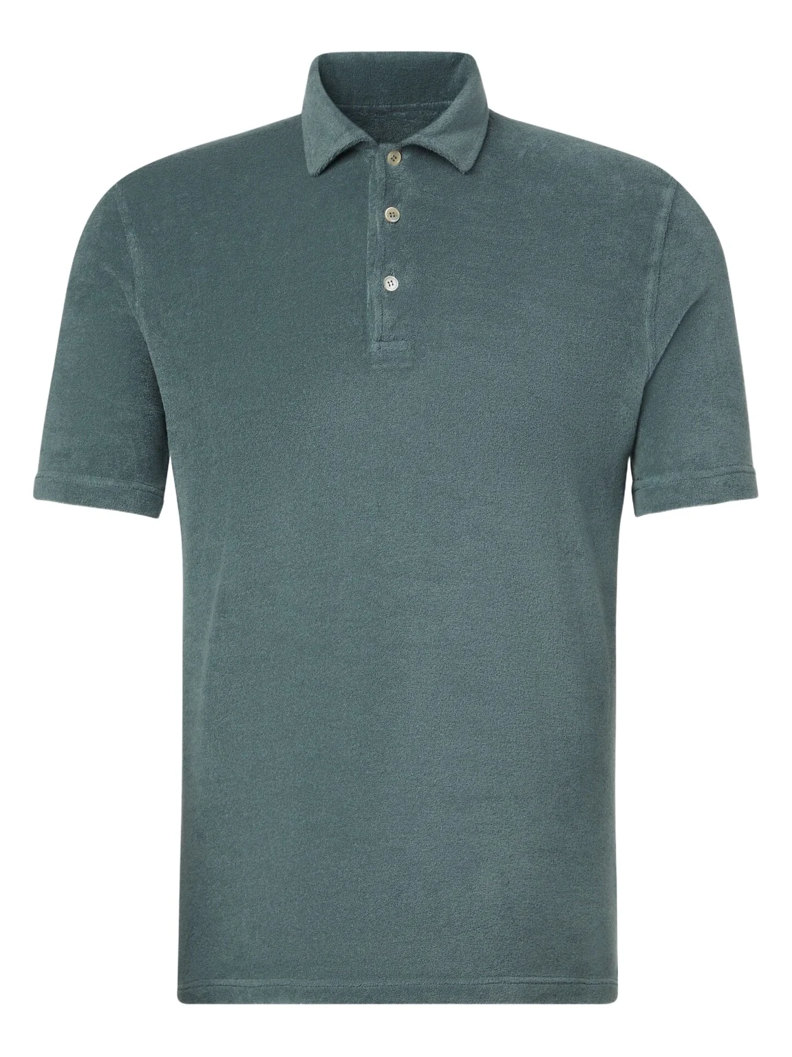 FEDELI Mondial cotton terry polo shirt