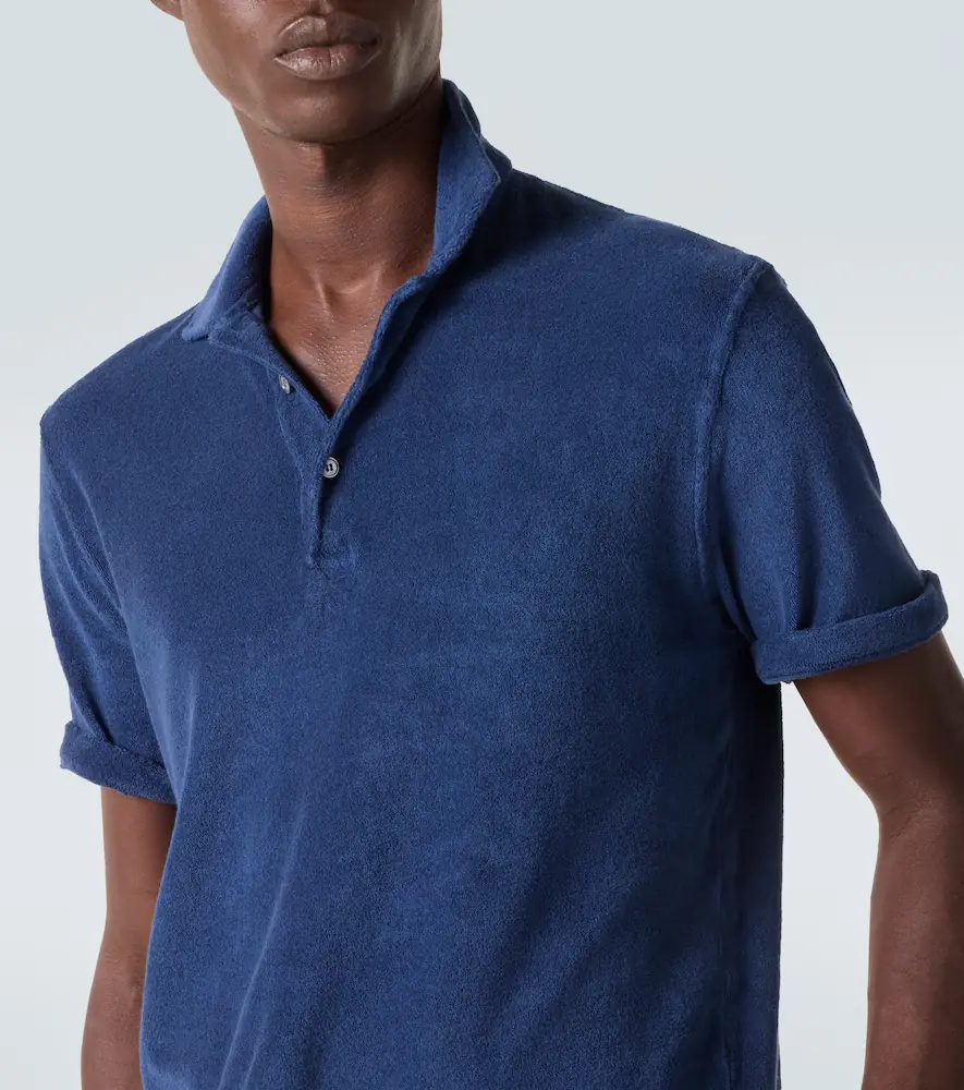 FEDELI Mondial cotton terry polo shirt | Thumbnail 2 FEDELI Mondial cotton terry polo shirt | Thumbnail 2