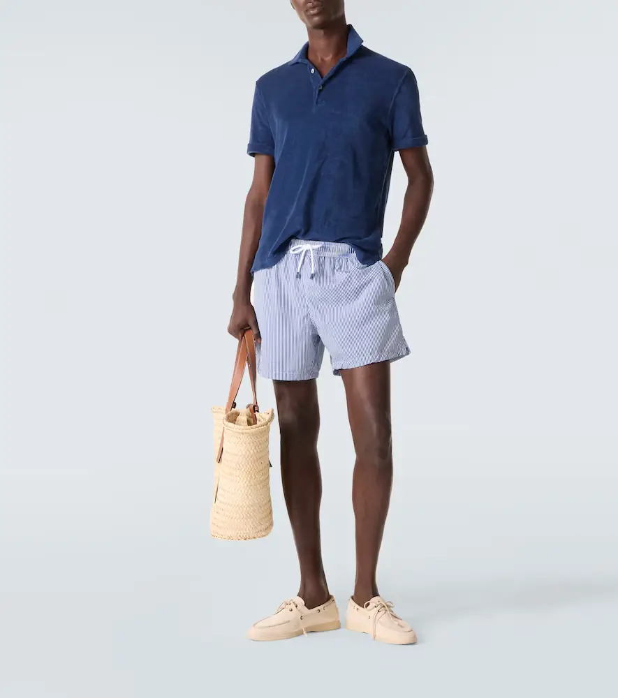 FEDELI Mondial cotton terry polo shirt | Thumbnail 4 FEDELI Mondial cotton terry polo shirt | Thumbnail 4