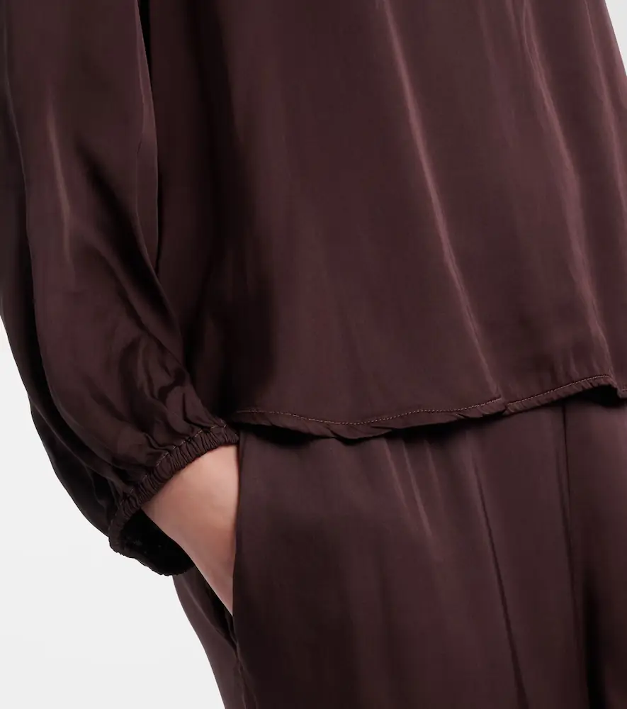 Velvet Lyla satin blouse | Thumbnail 2