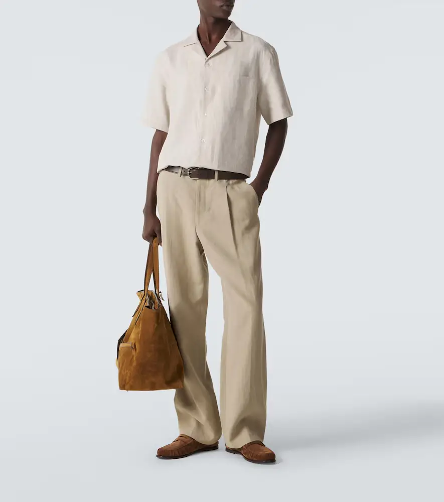 FEDELI Striped linen bowling shirt | Thumbnail 5 FEDELI Striped linen bowling shirt | Thumbnail 5