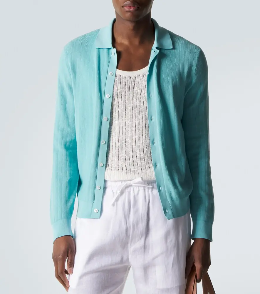 Fedeli Matheus ribbed-knit cotton cardigan | Thumbnail 2 Fedeli Matheus ribbed-knit cotton cardigan | Thumbnail 2