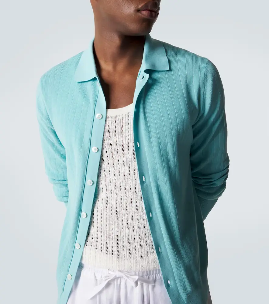 Fedeli Matheus ribbed-knit cotton cardigan | Thumbnail 4 Fedeli Matheus ribbed-knit cotton cardigan | Thumbnail 4