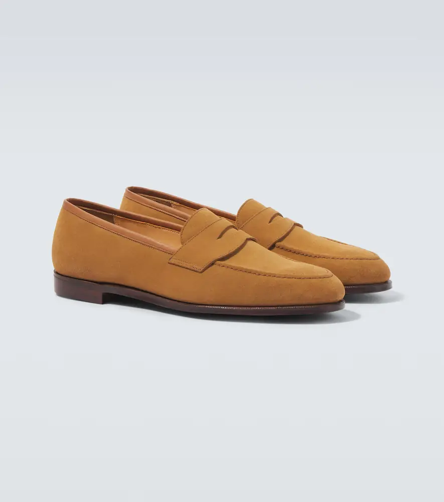 George Cleverley Bradley II suede loafers | Thumbnail 3
