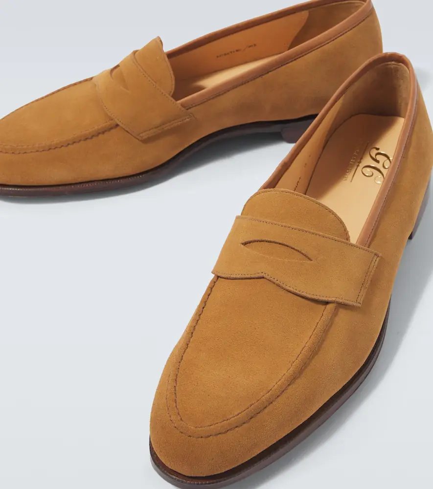 George Cleverley Bradley II suede loafers | Thumbnail 4