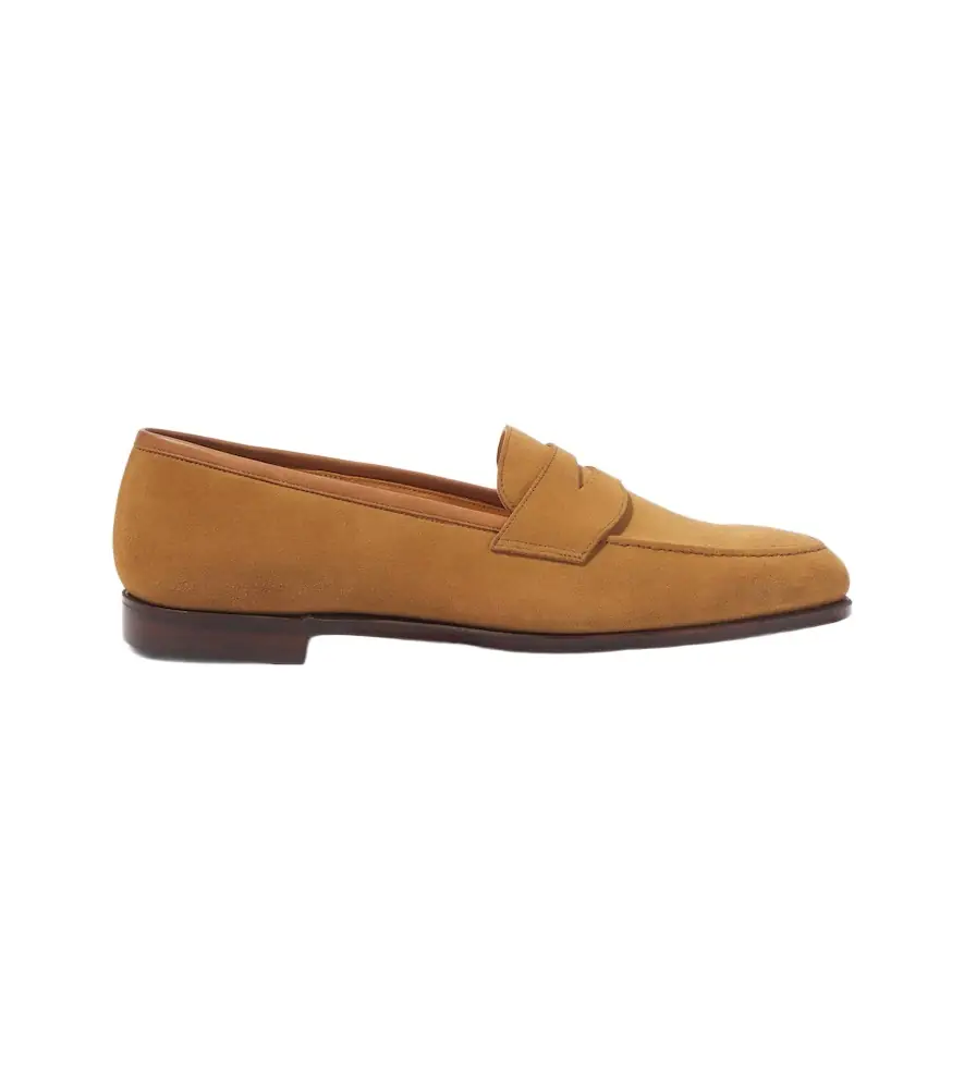 George Cleverley Bradley II suede loafers
