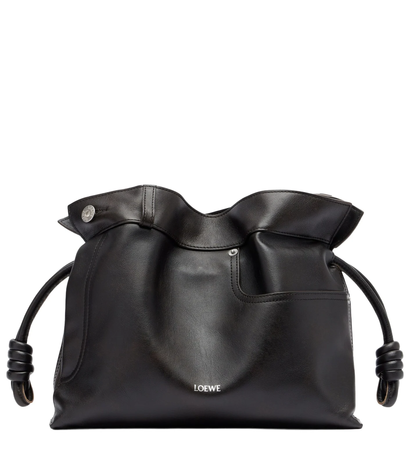 Flamenco Medium leather clutch