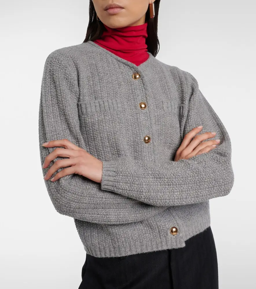 Jardin des Orangers Wool and cashmere cardigan | Thumbnail 4