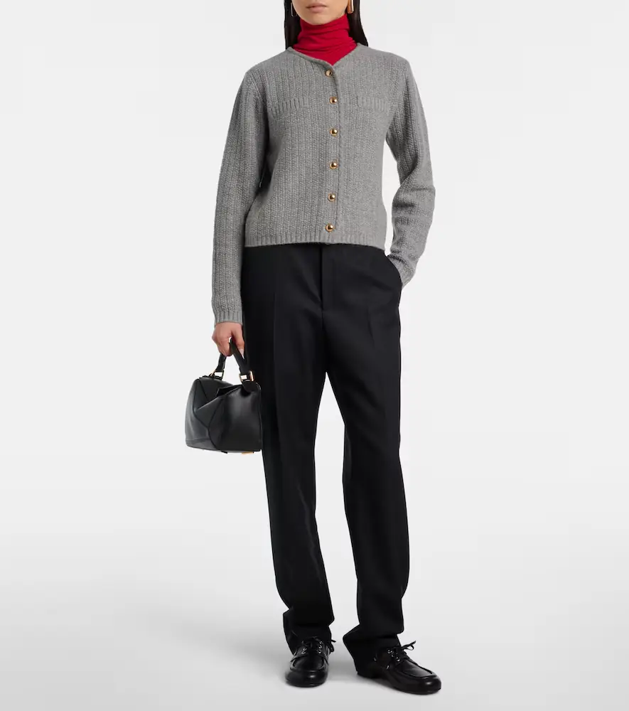 Jardin des Orangers Wool and cashmere cardigan | Thumbnail 5