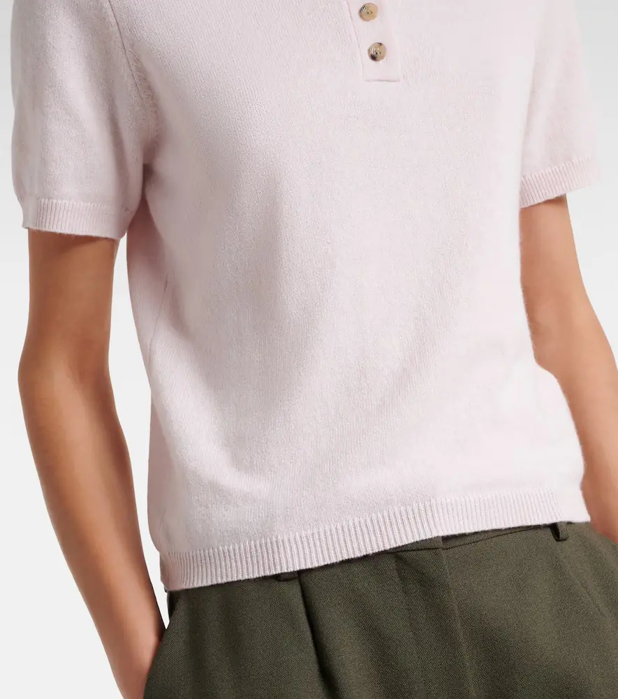 Jardin des Orangers Cotton and cashmere polo shirt | Thumbnail 5