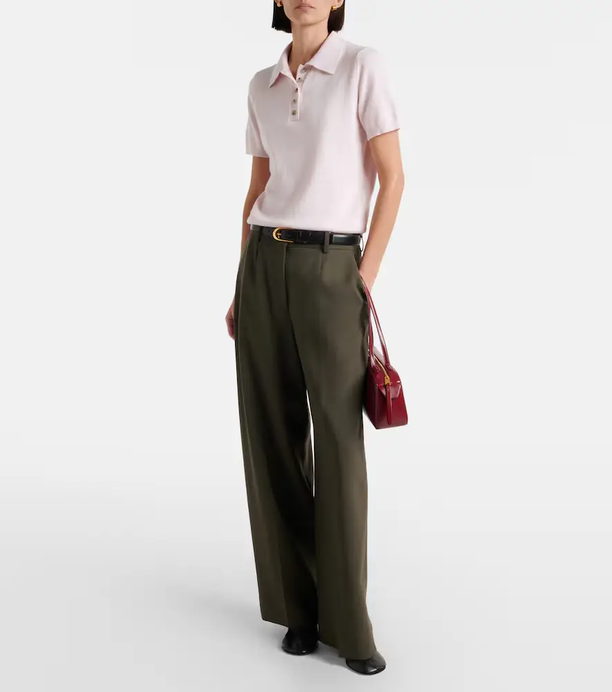 Jardin des Orangers Cotton and cashmere polo shirt | Thumbnail 6