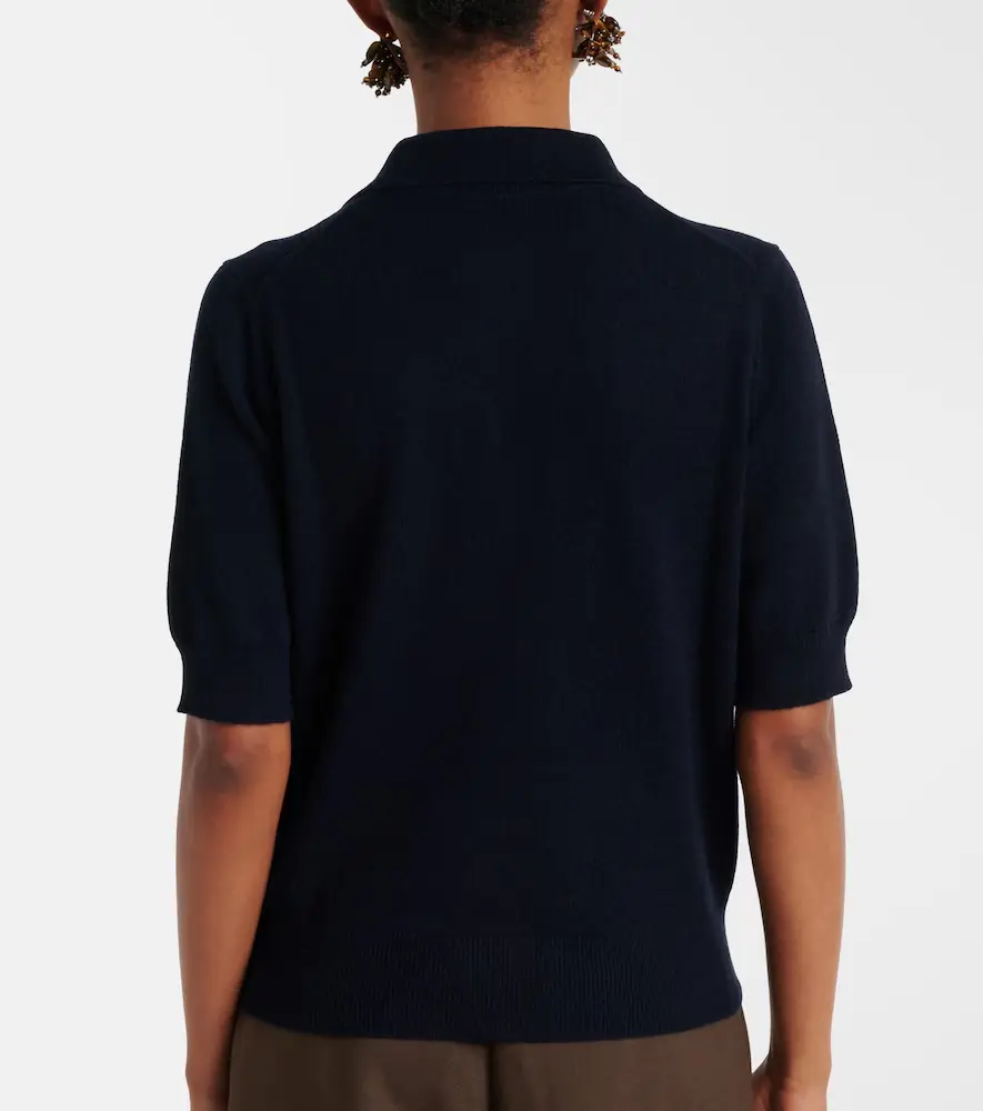 Jardin des Orangers Cotton and cashmere polo shirt | Thumbnail 4