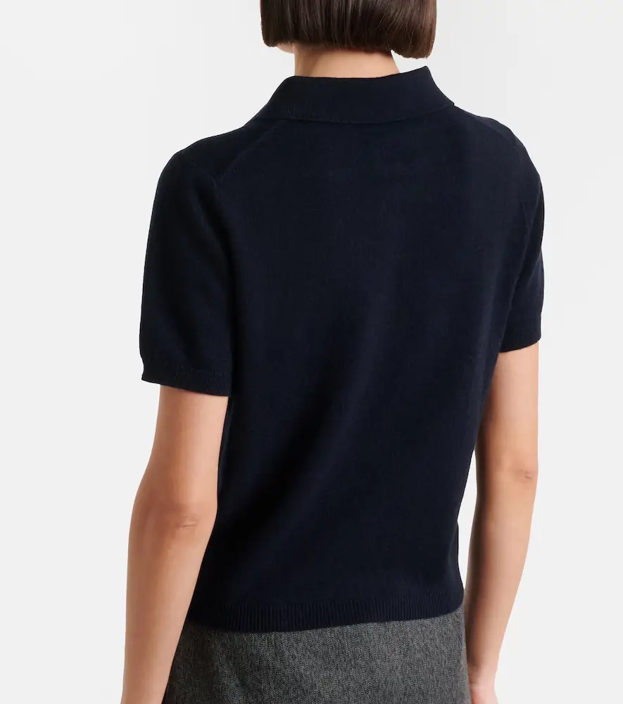 Jardin des Orangers Cotton and cashmere polo shirt | Thumbnail 2