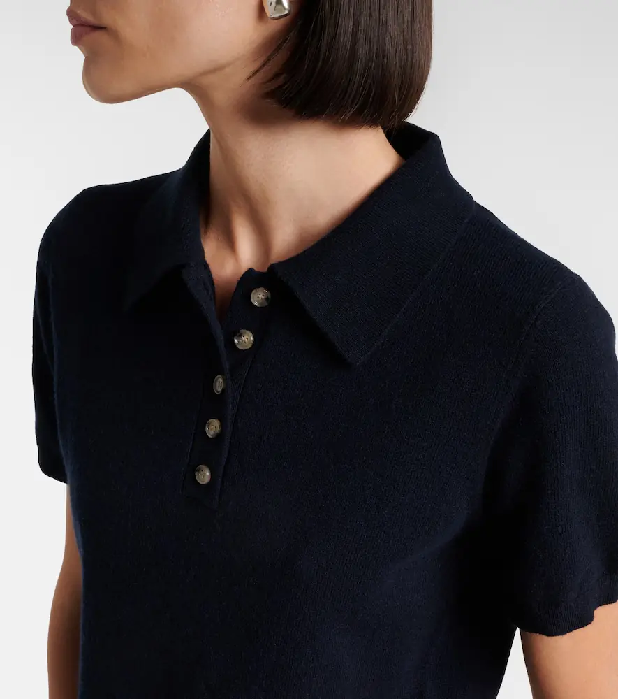 Jardin des Orangers Cotton and cashmere polo shirt | Thumbnail 3