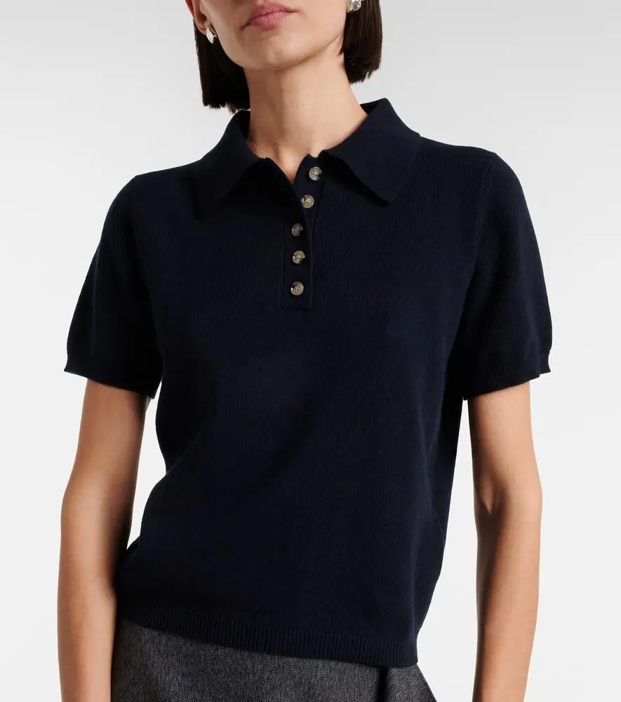 Jardin des Orangers Cotton and cashmere polo shirt | Thumbnail 4