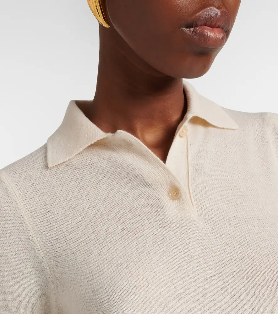 Jardin des Orangers Cashmere polo sweater | Thumbnail 3