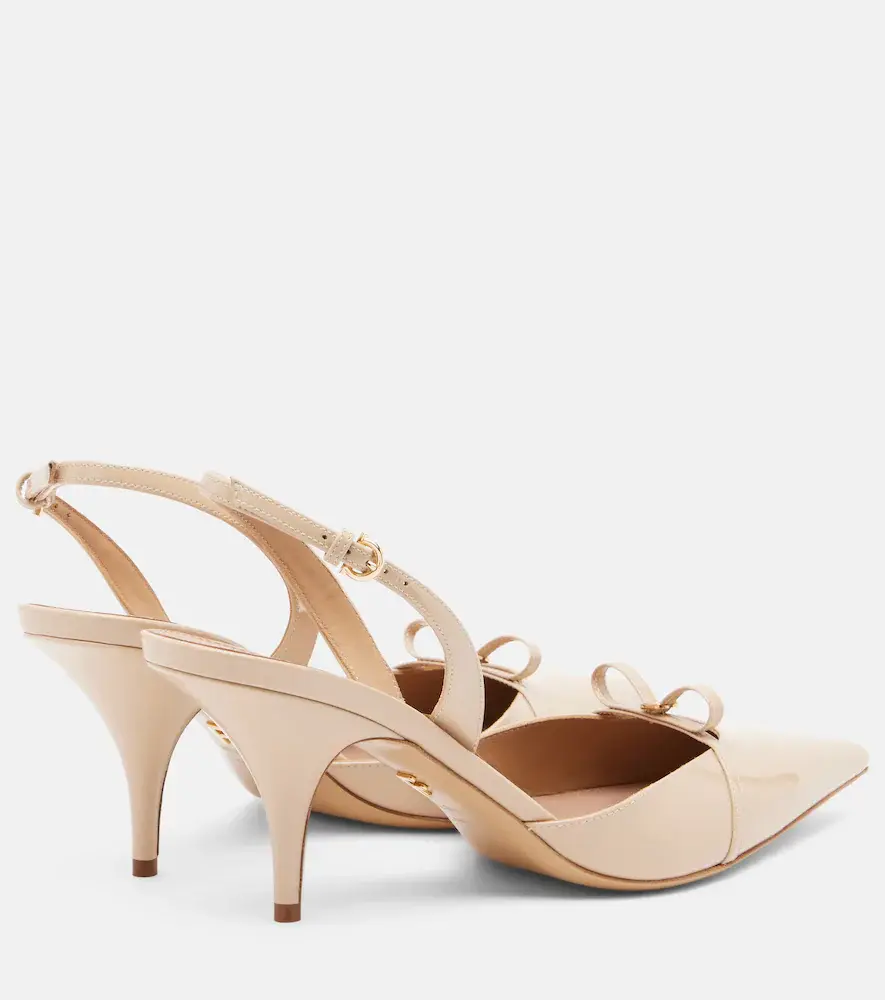 Ferragamo Bow-detail patent leather slingback pumps | Thumbnail 3 Ferragamo Bow-detail patent leather slingback pumps | Thumbnail 3