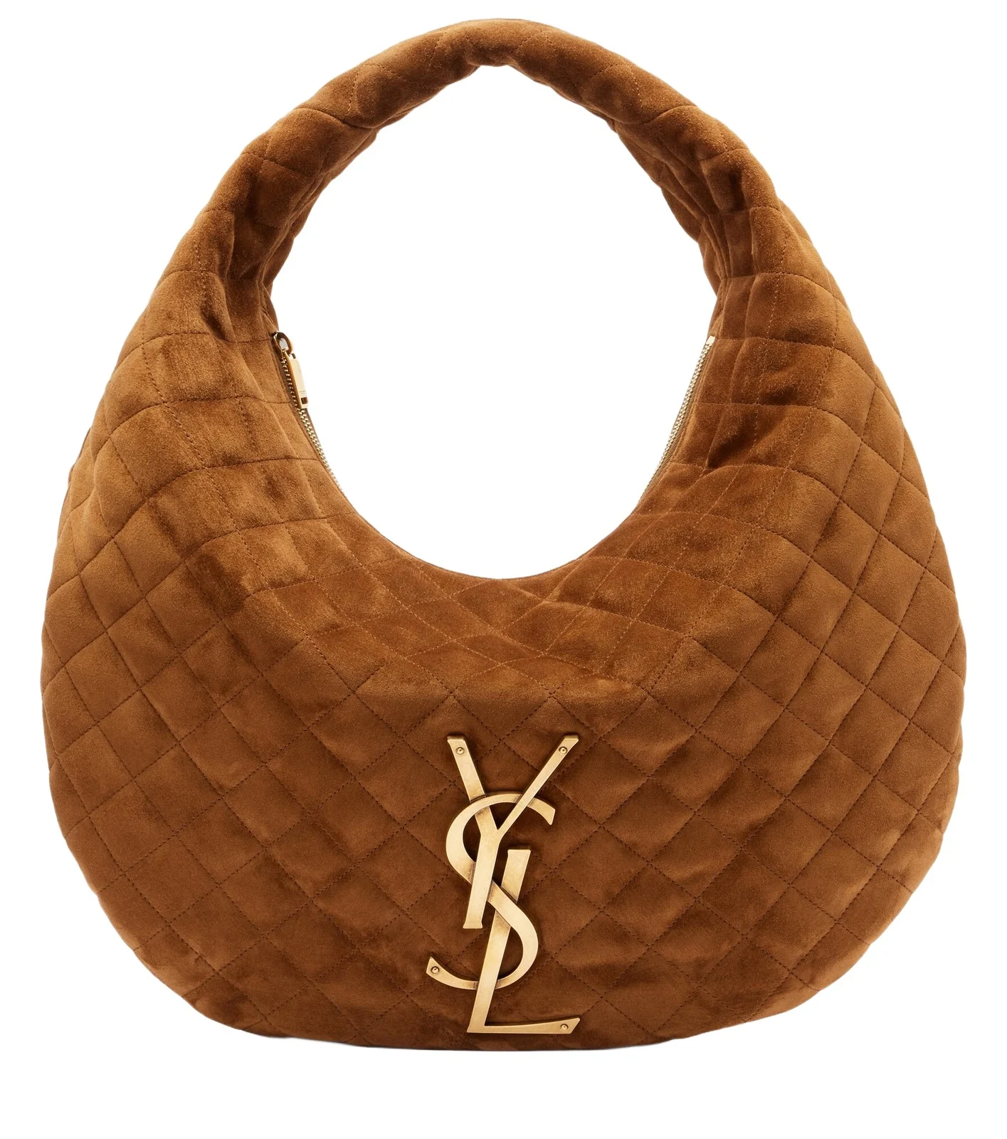 Icare Medium quilted suede shoulder bag Icare Medium quilted suede shoulder bag