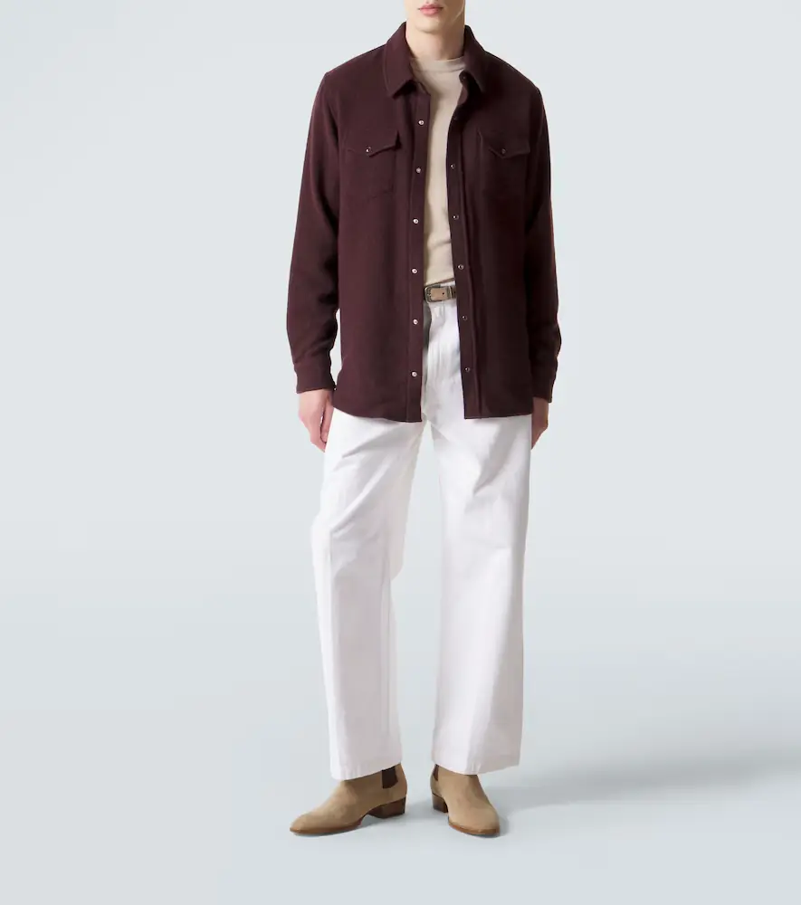 God’s True Cashmere Claret cashmere shirt with amethyst | Thumbnail 4 God’s True Cashmere Claret cashmere shirt with amethyst | Thumbnail 4