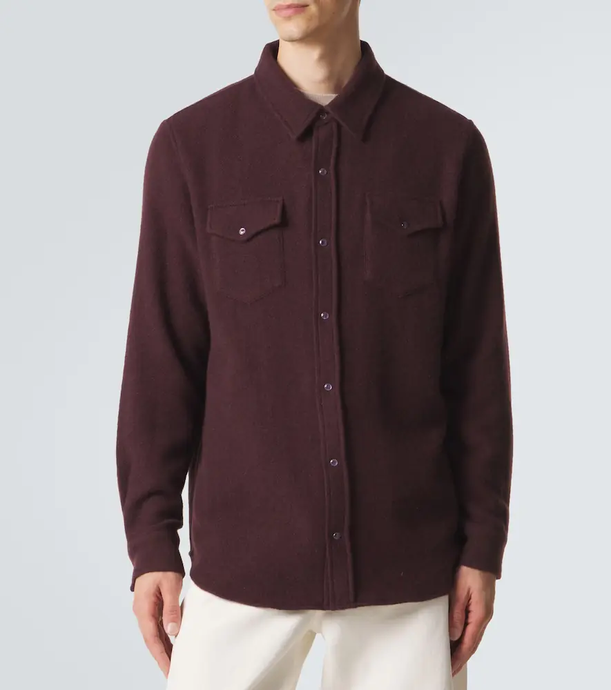 God’s True Cashmere Claret cashmere shirt with amethyst | Thumbnail 6 God’s True Cashmere Claret cashmere shirt with amethyst | Thumbnail 6