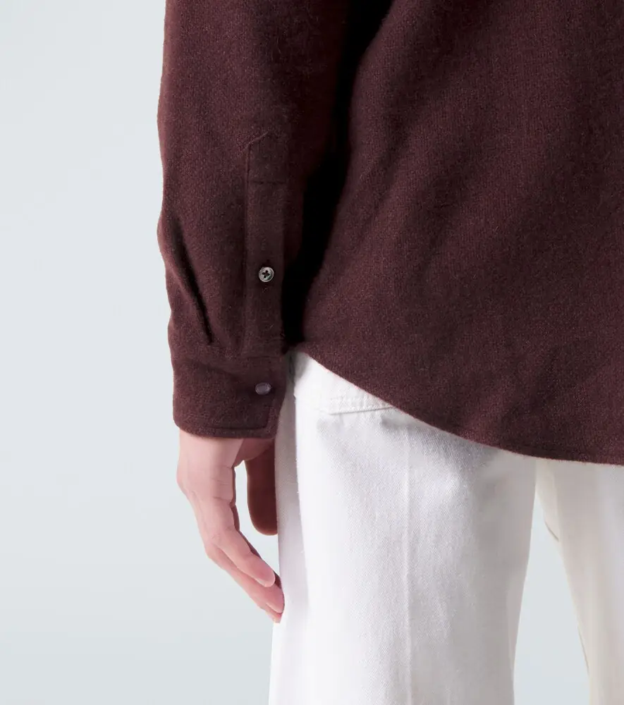 God’s True Cashmere Claret cashmere shirt with amethyst | Thumbnail 7 God’s True Cashmere Claret cashmere shirt with amethyst | Thumbnail 7