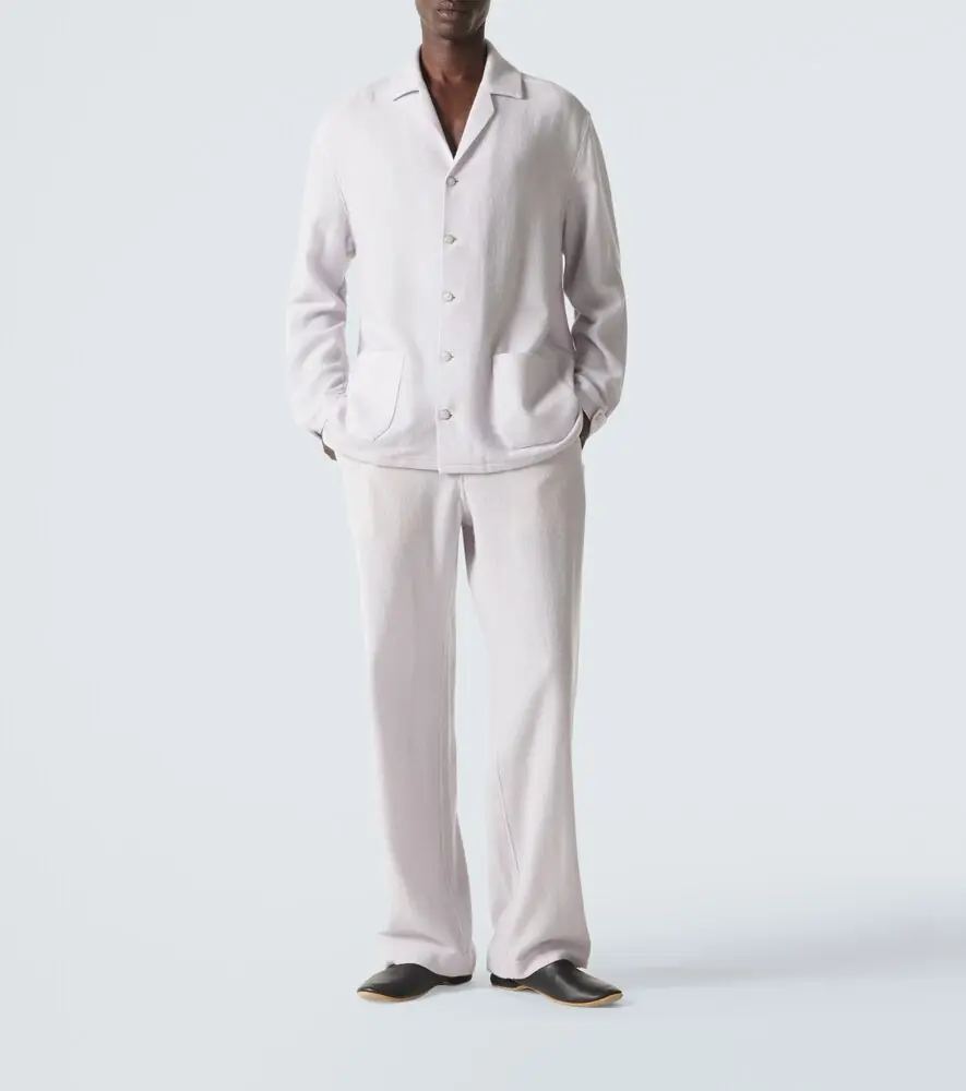 God’s True Cashmere Affirmations cashmere pajama pants with moonstone | Thumbnail 4 God’s True Cashmere Affirmations cashmere pajama pants with moonstone | Thumbnail 4