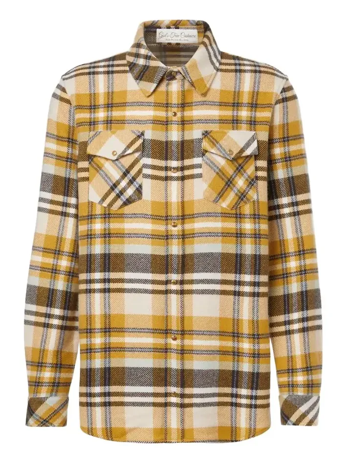 Abundance cashmere shirt with tiger eye Abundance cashmere shirt with tiger eye
