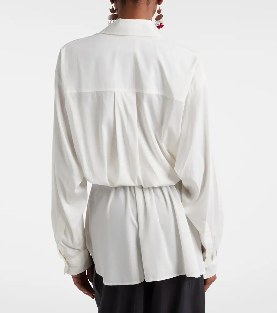 Isabel Marant Keren satin blouse | Thumbnail 3 Isabel Marant Keren satin blouse | Thumbnail 3
