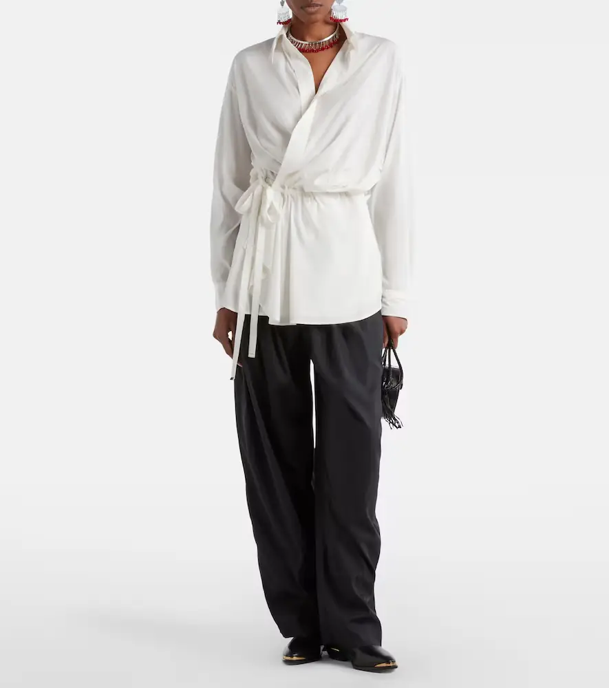 Isabel Marant Keren satin blouse | Thumbnail 5 Isabel Marant Keren satin blouse | Thumbnail 5