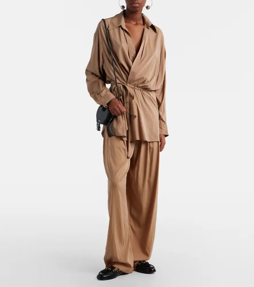 Isabel Marant Keren gathered wrap top | Thumbnail 2
