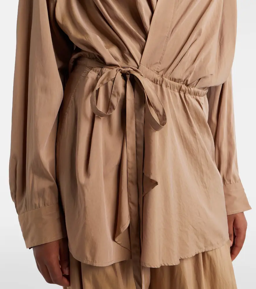 Isabel Marant Keren gathered wrap top | Thumbnail 4