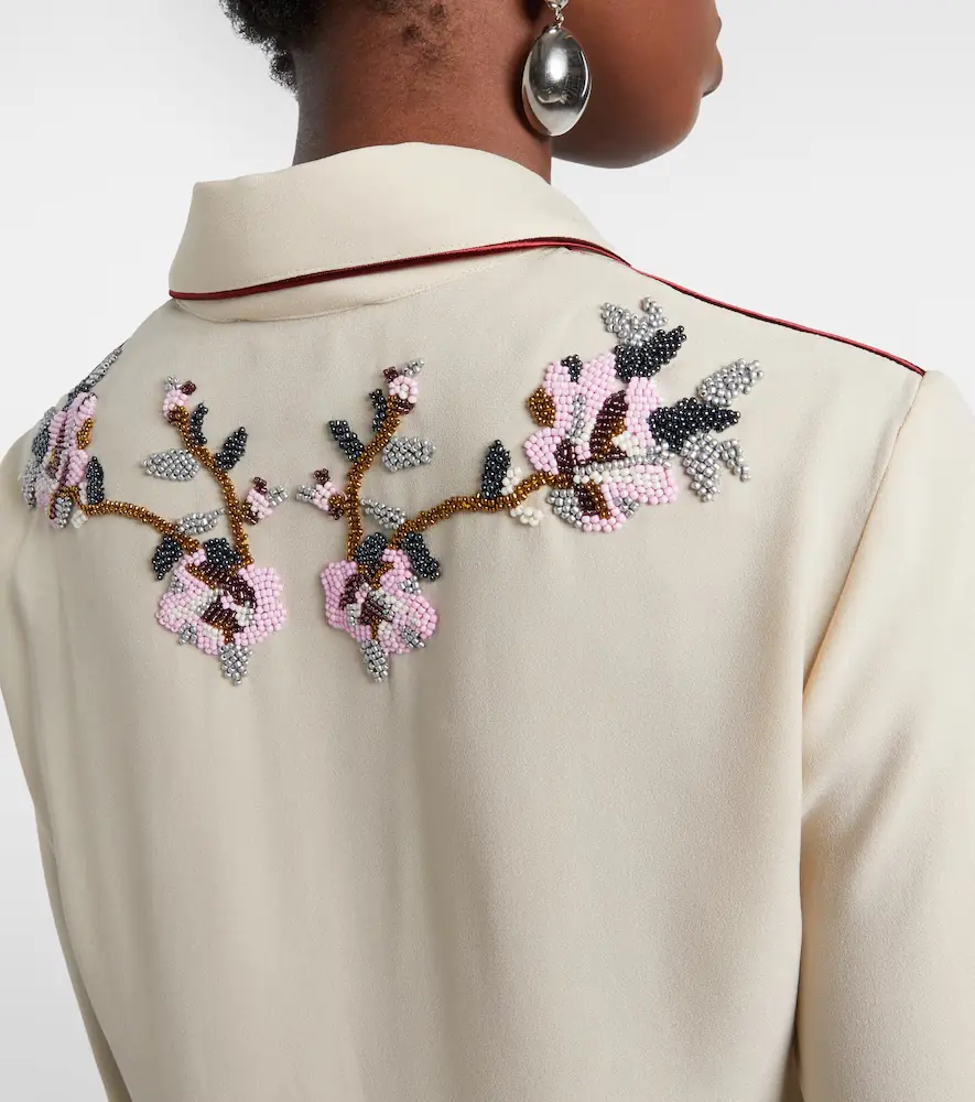 Isabel Marant Yzea beaded cady shirt | Thumbnail 2 Isabel Marant Yzea beaded cady shirt | Thumbnail 2