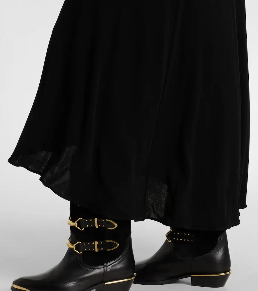 Isabel Marant Nejma gathered midi dress | Thumbnail 2 Isabel Marant Nejma gathered midi dress | Thumbnail 2