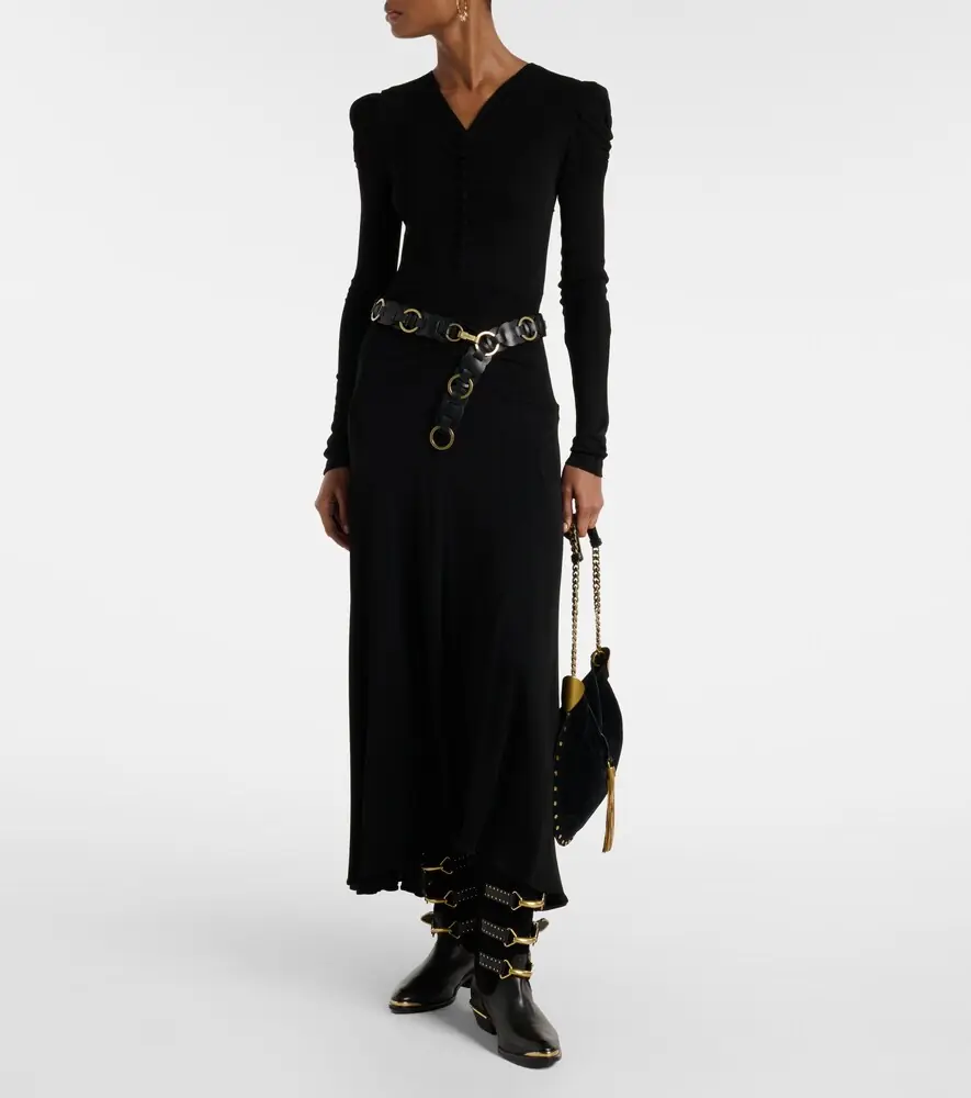 Isabel Marant Nejma gathered midi dress | Thumbnail 5 Isabel Marant Nejma gathered midi dress | Thumbnail 5