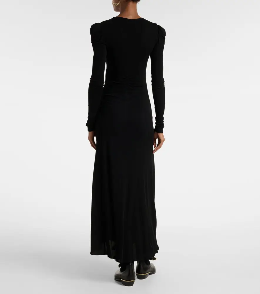 Isabel Marant Nejma gathered midi dress | Thumbnail 6 Isabel Marant Nejma gathered midi dress | Thumbnail 6