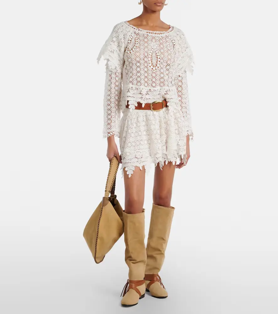 Isabel Marant Hyliana cotton lace top | Thumbnail 2 Isabel Marant Hyliana cotton lace top | Thumbnail 2