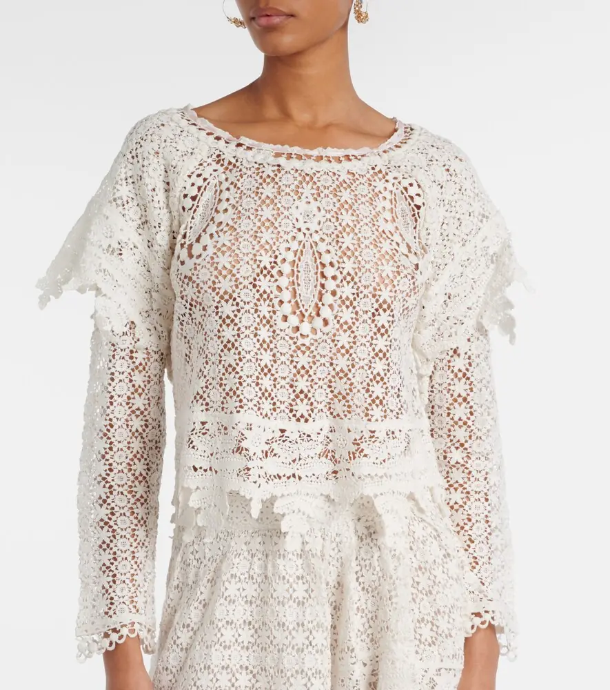 Isabel Marant Hyliana cotton lace top | Thumbnail 5 Isabel Marant Hyliana cotton lace top | Thumbnail 5