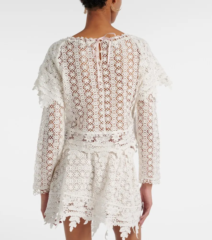 Isabel Marant Hyliana cotton lace top | Thumbnail 6 Isabel Marant Hyliana cotton lace top | Thumbnail 6