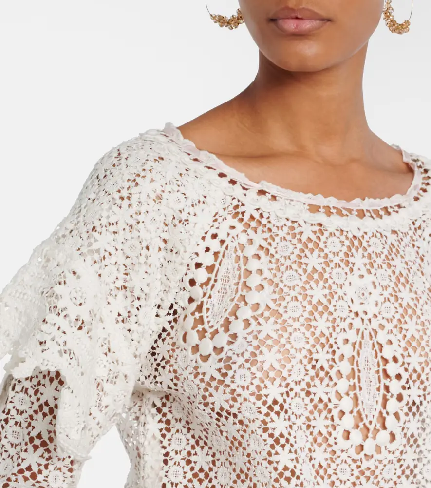 Isabel Marant Hyliana cotton lace top | Thumbnail 7 Isabel Marant Hyliana cotton lace top | Thumbnail 7