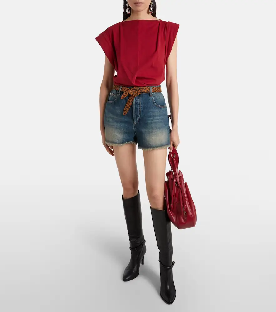 Isabel Marant Draped cotton jersey top | Thumbnail 5 Isabel Marant Draped cotton jersey top | Thumbnail 5