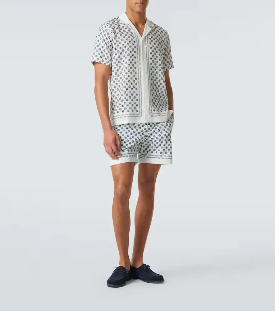 Orlebar Brown Maitan printed bowling shirt | Thumbnail 2 Orlebar Brown Maitan printed bowling shirt | Thumbnail 2