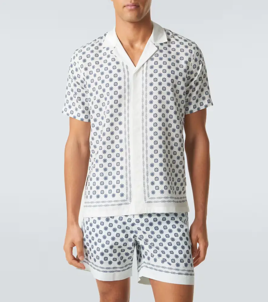 Orlebar Brown Maitan printed bowling shirt | Thumbnail 3 Orlebar Brown Maitan printed bowling shirt | Thumbnail 3