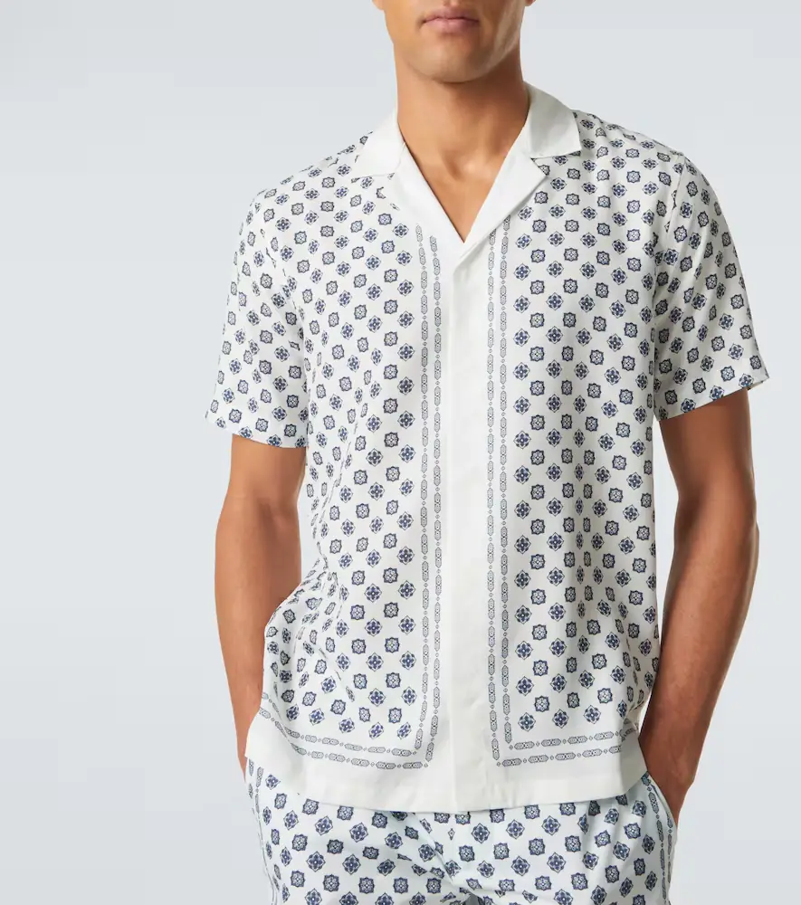 Orlebar Brown Maitan printed bowling shirt | Thumbnail 6 Orlebar Brown Maitan printed bowling shirt | Thumbnail 6