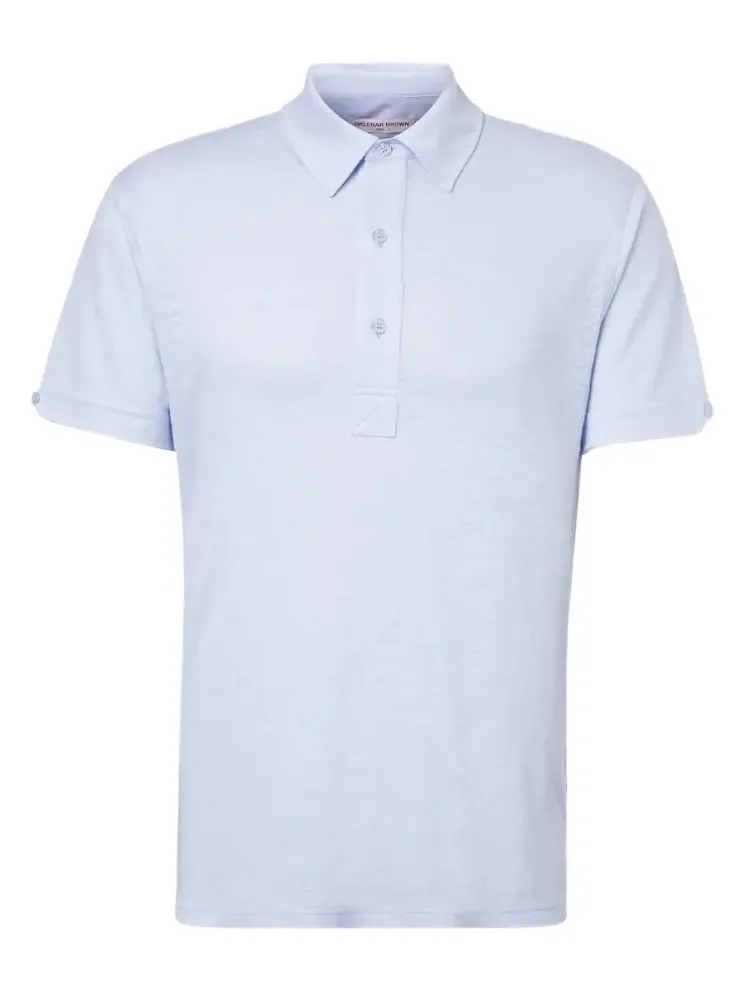 Sebastian linen polo shirt