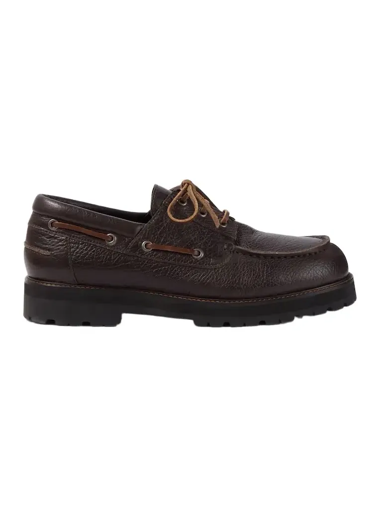 Guston leather boat shoes Guston leather boat shoes