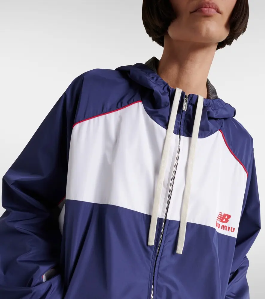 Miu Miu x New Balance poplin track jacket | Thumbnail 3 Miu Miu x New Balance poplin track jacket | Thumbnail 3