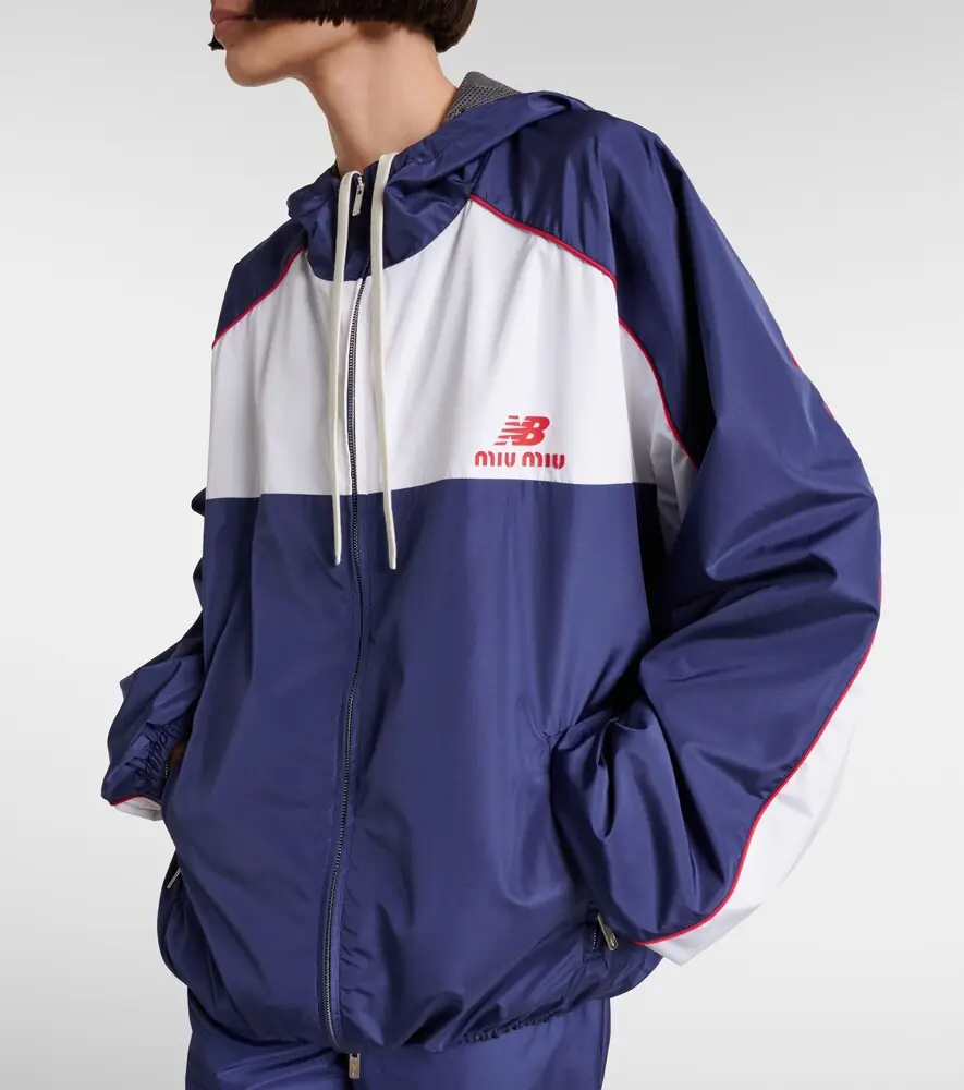 Miu Miu x New Balance poplin track jacket | Thumbnail 5 Miu Miu x New Balance poplin track jacket | Thumbnail 5