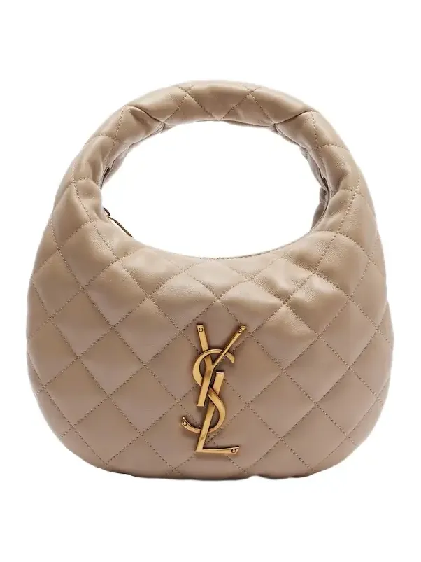 Icarino Baby quilted leather top-handle bag